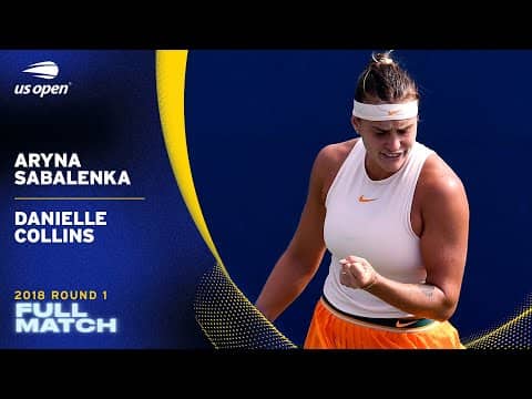 Aryna Sabalenka's First Ever US Open Match | US Open 2018 Round 1
