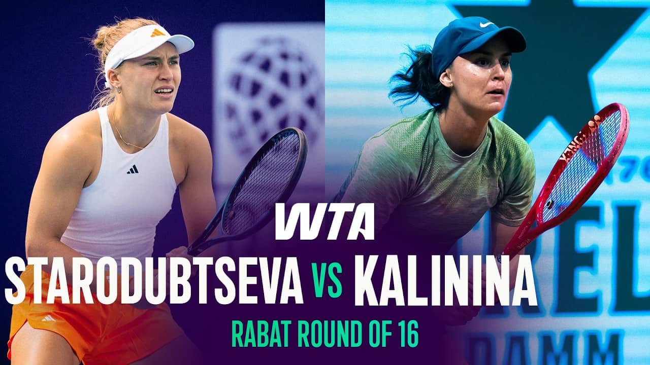 Yulia Starodubtseva vs. Anhelina Kalinina | 2026 Rabat Round of 16 | WTA Match Highlights