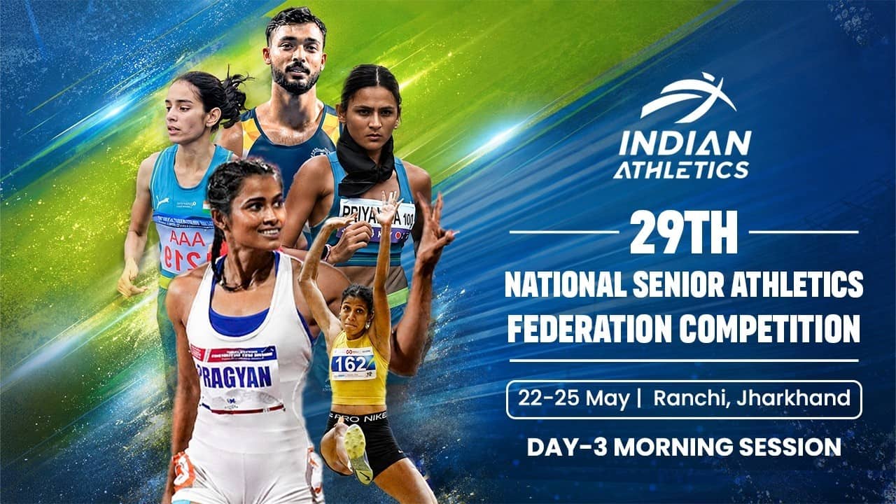 DAY 3 | MORNING  | 29TH NATIONAL SENIOR ATHLETICS FEDERATION COMPETITION 2026 | Ranchi, Jharkhand