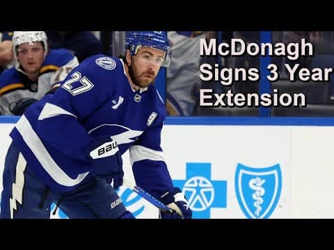 McDonagh Extended by Tampa, Dallas Stars are Road Warriors, Injury News