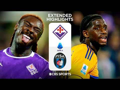 Fiorentina vs. Pisa: Extended Highlight | Serie A | CBS Sports Golazo