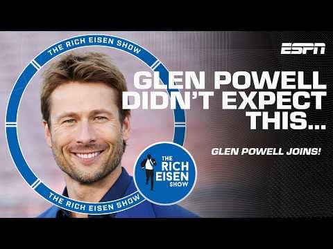 Glen Powell's experience on GameDay as a Texas fan AT Ohio State 😳 | The Rich Eisen Show