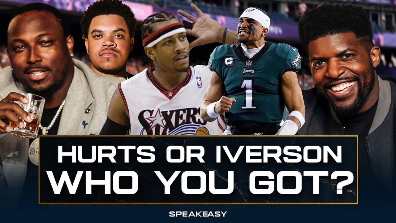 Jalen Hurts is nowhere near as great a Philly legend as Allen iverson | Speakeasy debates