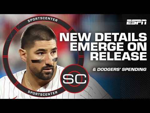 Nick Castellanos released + MLB's 'LOVE-HATE' relationship with LA's big spending | SportsCenter