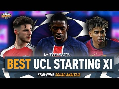 UEFA Champions League Semi-Final BEST STARTING XI 🏆 | Barcelona, PSG, Arsenal, Inter | Morning Footy