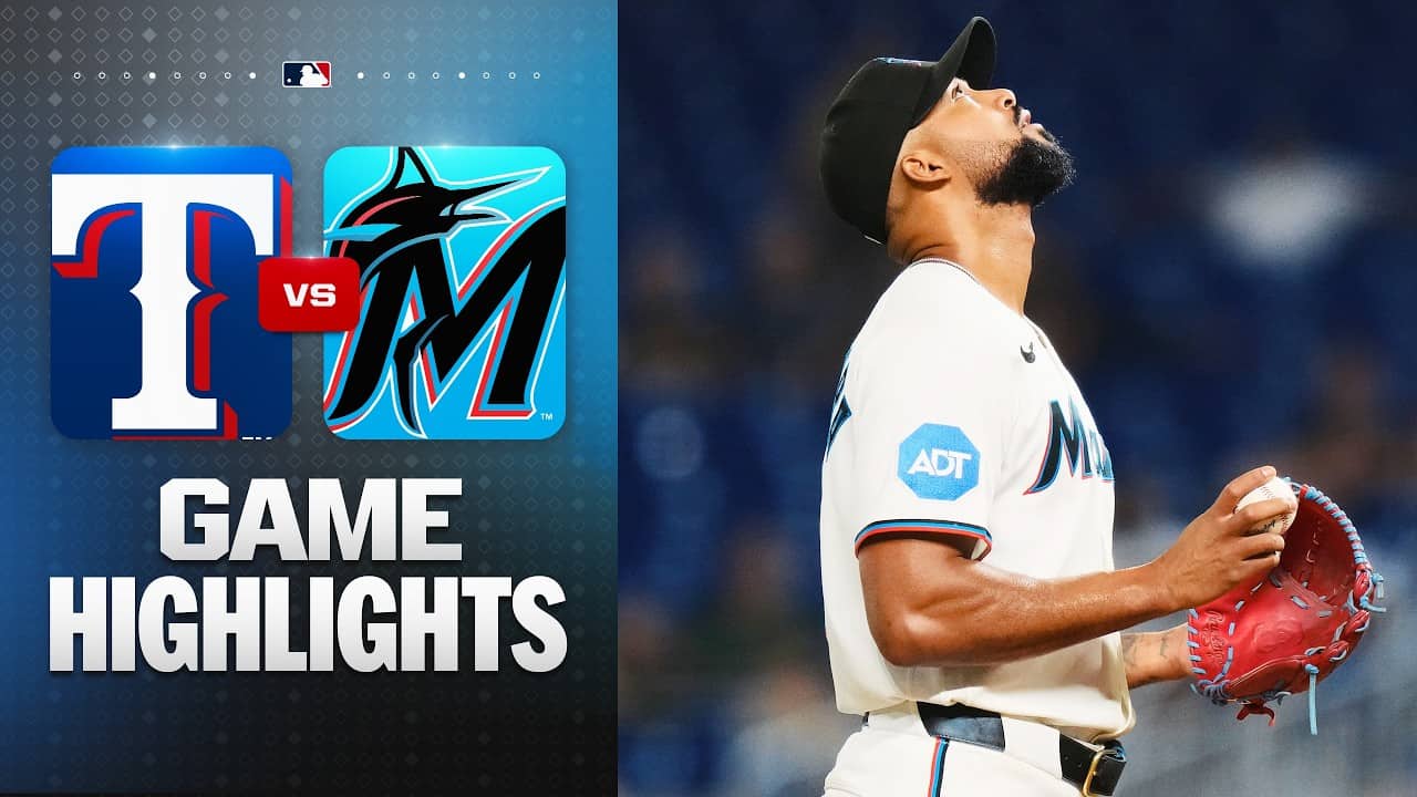 Rangers vs. Marlins Game Highlights (6/23/26) | MLB Highlights