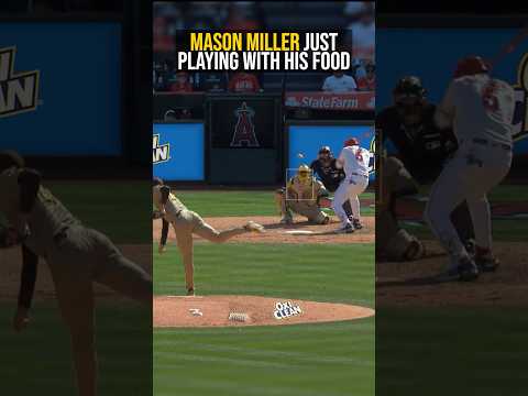 Mason Miller is just playing with his food at this point