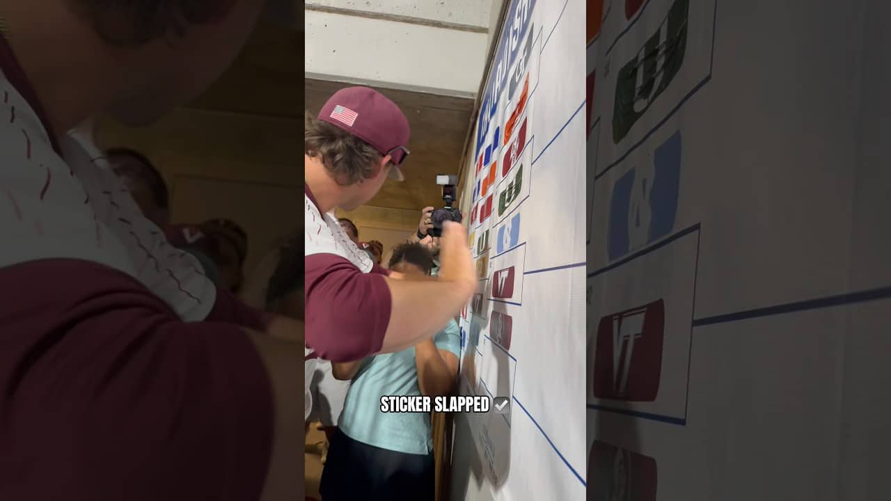 The Hokies have a date with UNC 👀 #virginiatech #hokies #baseball #collegebaseball