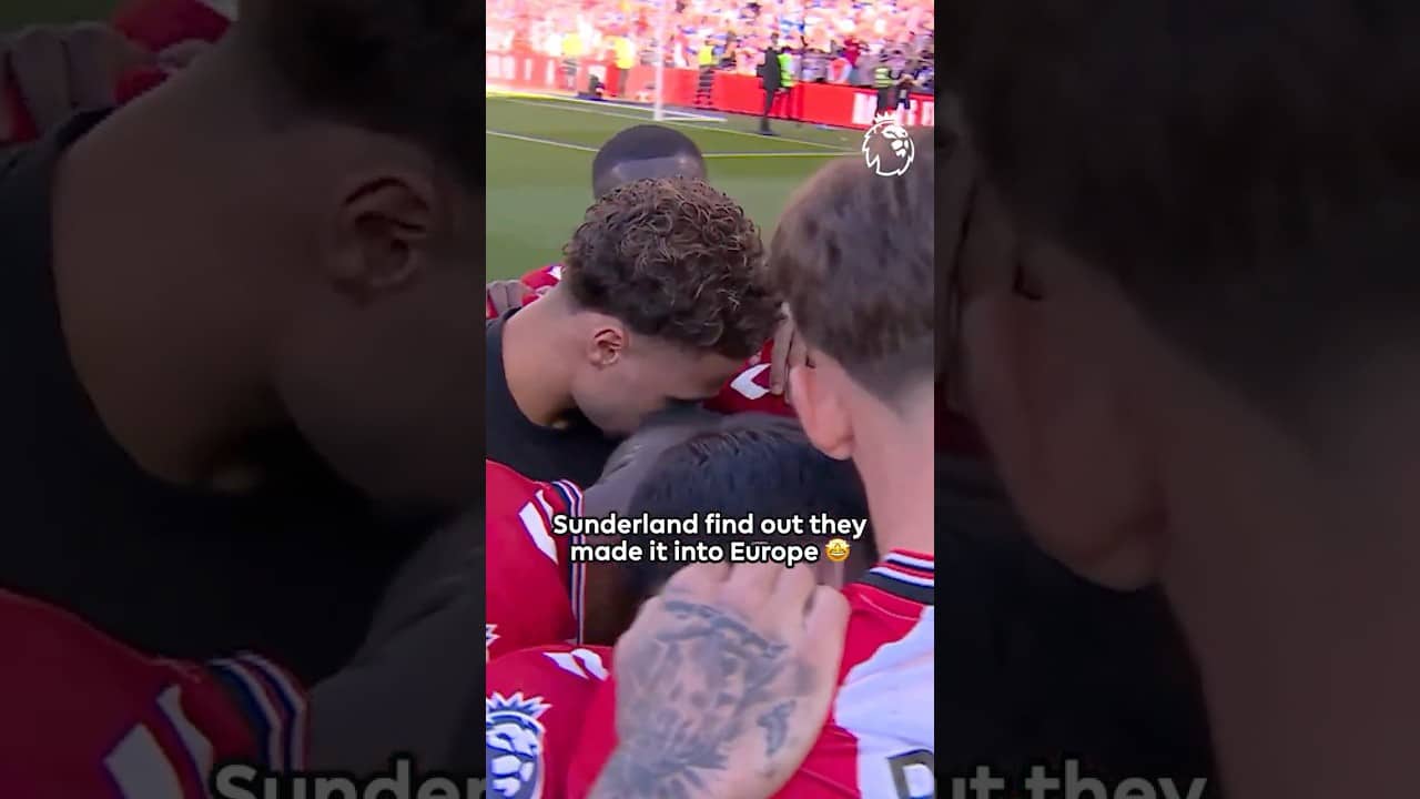 The Exact Moment Sunderland Qualified For Europe 🔥