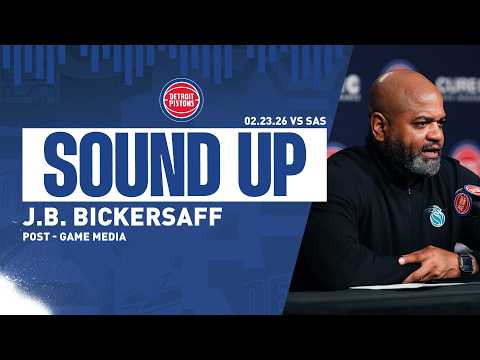 Post-Game Press Conference: J.B. Bickerstaff | Pistons vs. Spurs | 02.23.26