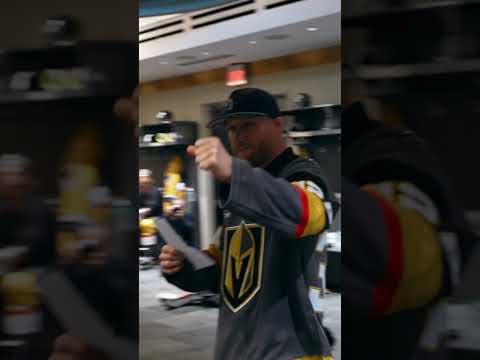 Justin Gaethje with an ELECTRIC lineup read for the first time EVER in Golden Knights history!🔥