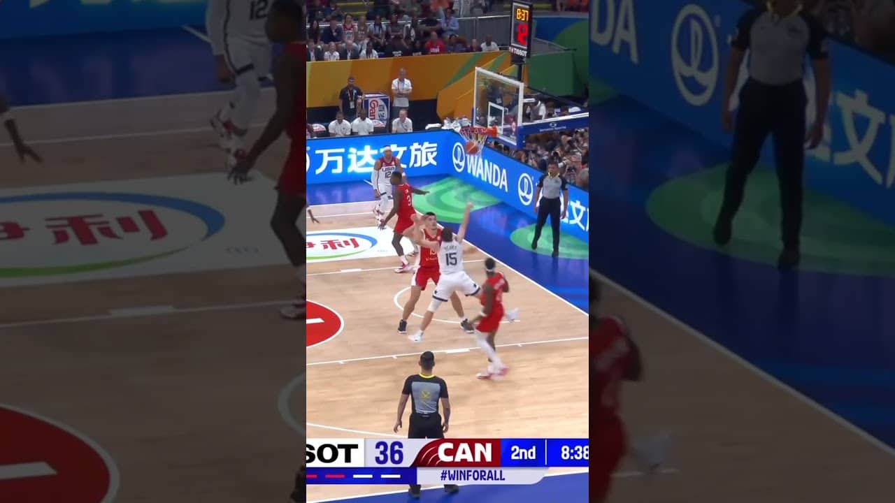 Austin Reaves took the challenge personally vs Canada 😤🇺🇸 #FIBAWC