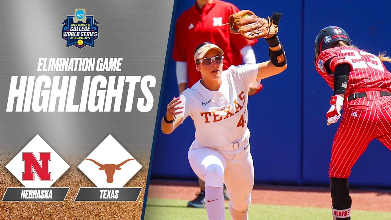 Texas vs. Nebraska: 2026 Women's College World Series | Extended highlights