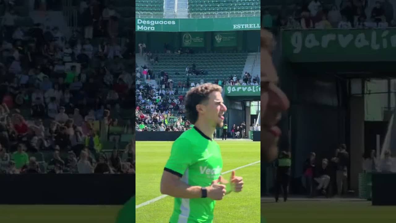 La centrada. La rematada. Y el gol. ✅