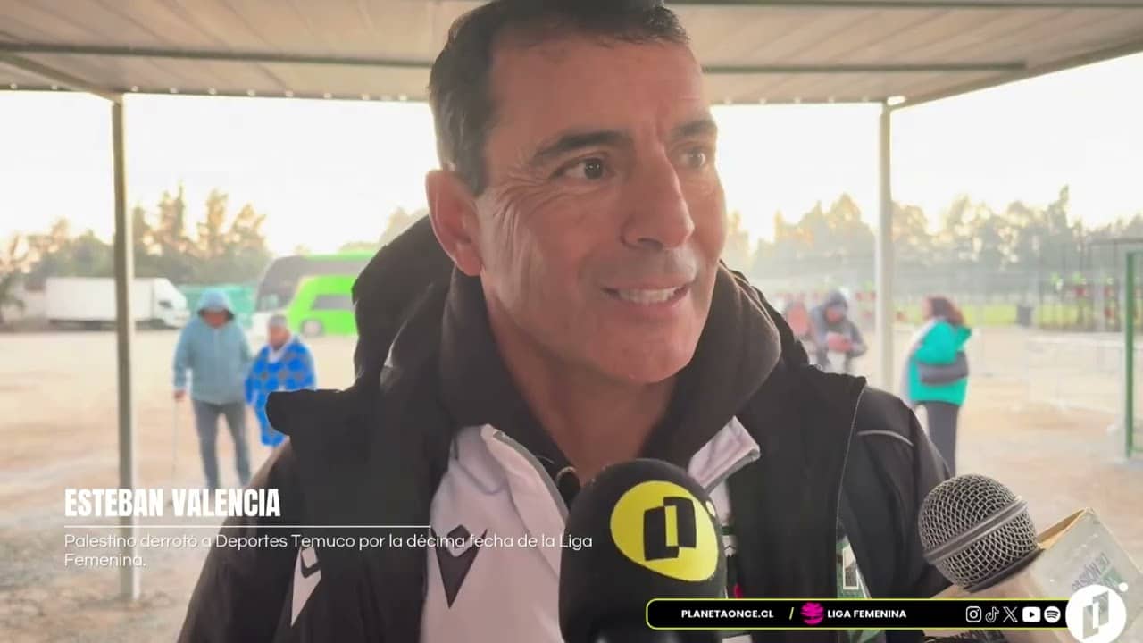 Declaraciones Esteban Valencia Palestino 5-0 D. Temuco Fecha 10 Liga Femenina 24-05-2026