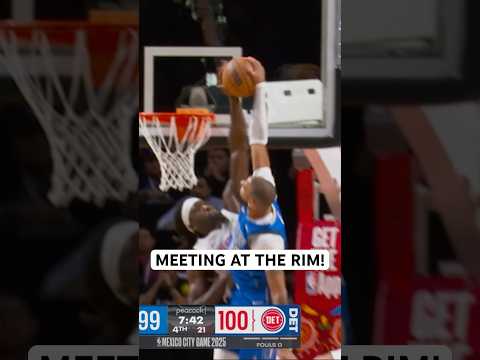 Stewart with the denial at the rim!!