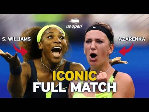 Serena Williams vs. Victoria Azarenka Iconic Full Match | US Open 2012 Final