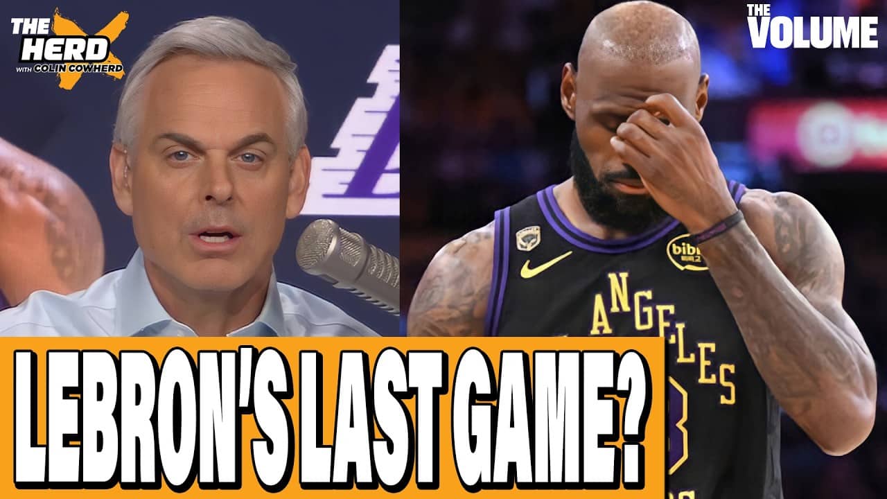 NBA REACTION: LeBron played LAST GAME as a Los Angeles Laker? | Colin Cowherd: THE HERD