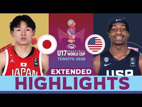 Japan 🇯🇵 vs United States 🇺🇸 | Extended Highlights | FIBA U17 Basketball World Cup 2026