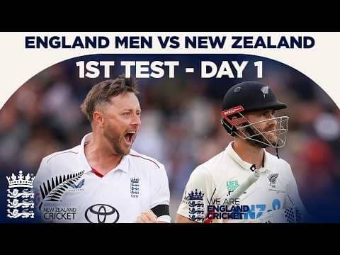 16 Wickets Fall on Day 1 | Highlights - England v New Zealand | Rothesay Test 2026