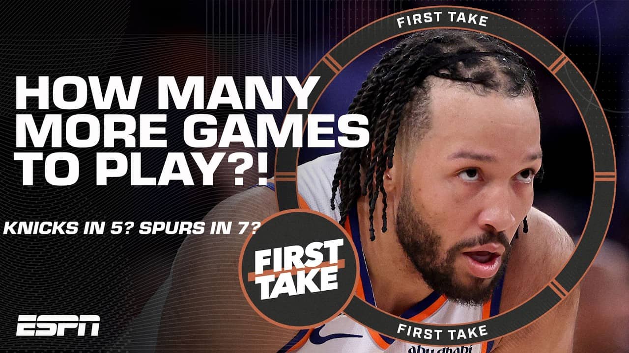 What is MORE LIKELY: Knicks winning Game 5 or Spurs forcing Game 7? 👀 | First Take