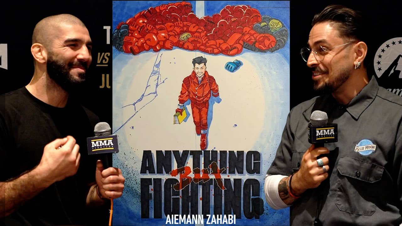 Aiemann Zahabi Loves Dragon Ball Z And Naruto | Anything But Fighting | MMA Fighting