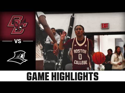 Boston College vs. Providence Game Highlights | 2025-26 ACC Women's Basketball