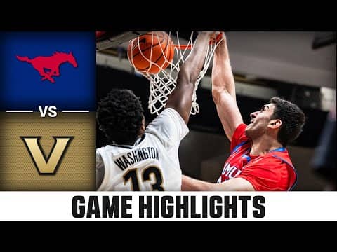 SMU vs. Vanderbilt Game Highlights | 2025-26 ACC Men's Basketball