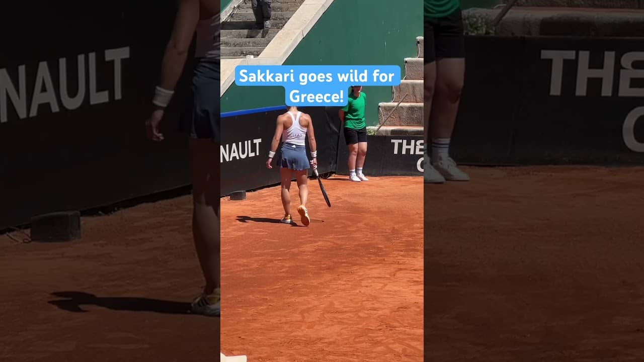 María Sakkari goes wild playing for Greece at the Billie Jean King Cup - this is what it means!