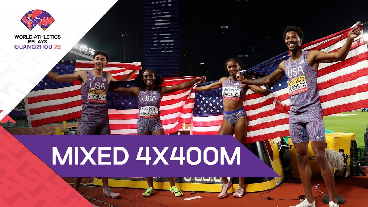 Full Mixed 4x400m Heats & Final | World Athletics Relays Guangzhou 25
