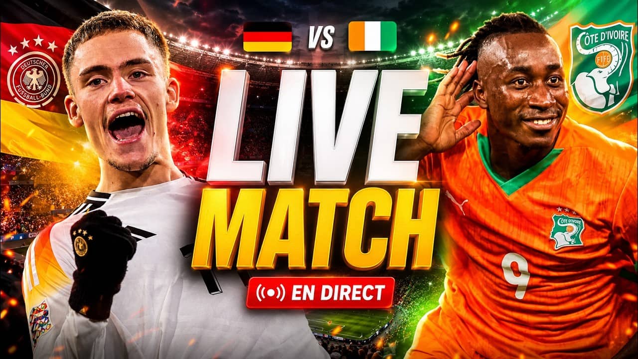 🇨🇮 Côte D’Ivoire 🆚 Allemagne 🇩🇪 En Direct 🔴 Live Match Coupe Du Monde !
