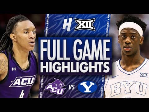 Abilene Christian vs BYU - FULL GAME HIGHLIGHTS | December 19, 2025 | BIG 12 College Basketball