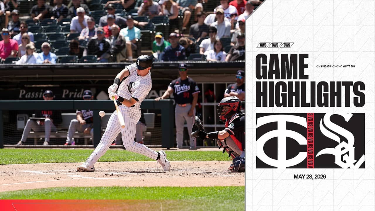 HIGHLIGHTS: White Sox Secure SERIES WIN Over Twins (5.28.26)