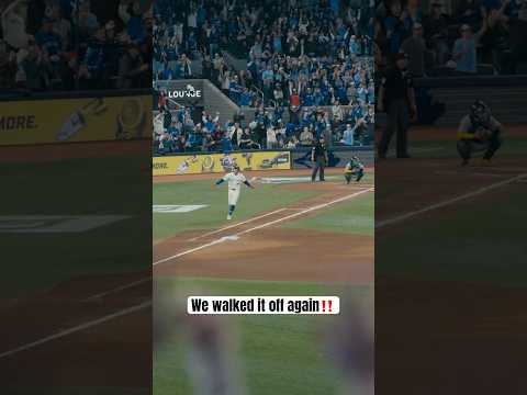 Back-to-back Toronto Blue Jays walk-off wins 🤩