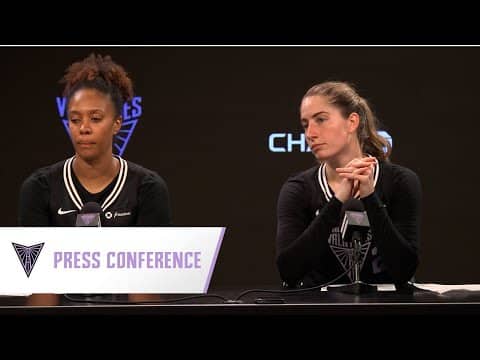 Iliana Rupert and Kate Martin on Win vs. Indiana Fever | August 31, 2025
