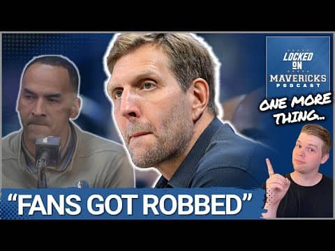 Dirk Nowitzki SOUNDS OFF on the Nico Harrison Saga & Agrees with Dallas Mavericks Fans