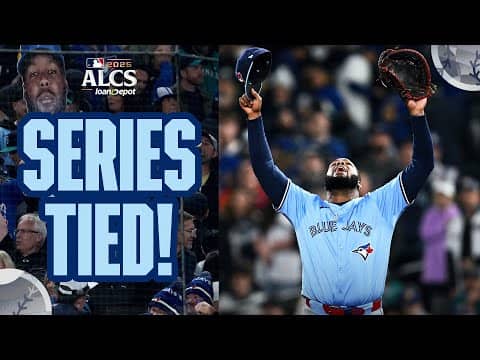 It's a brand new ALCS! The Blue Jays win their second consecutive game against the Mariners 💪