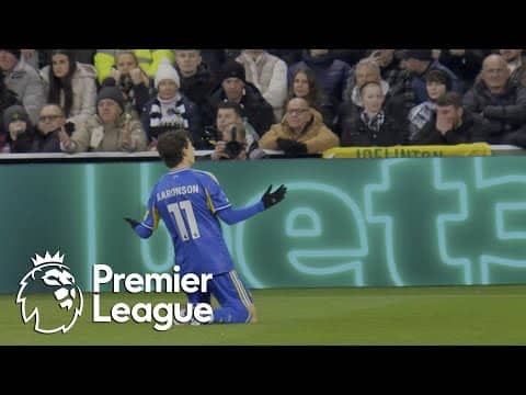 Brenden Aaronson blasts Leeds ahead of Newcastle | Premier League | NBC Sports