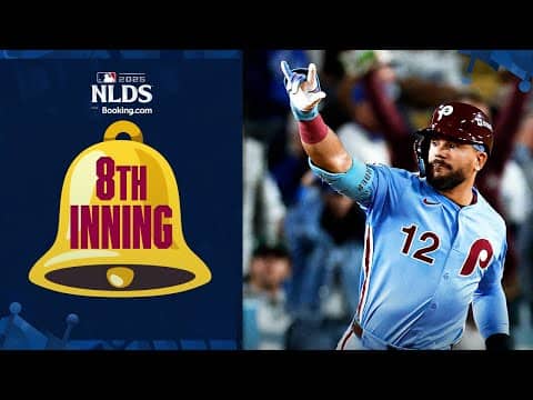 POW(D)ER BLUES! J.T. Realmuto & Kyle Schwarber homer off Clayton Kershaw to extend the Phillies lead