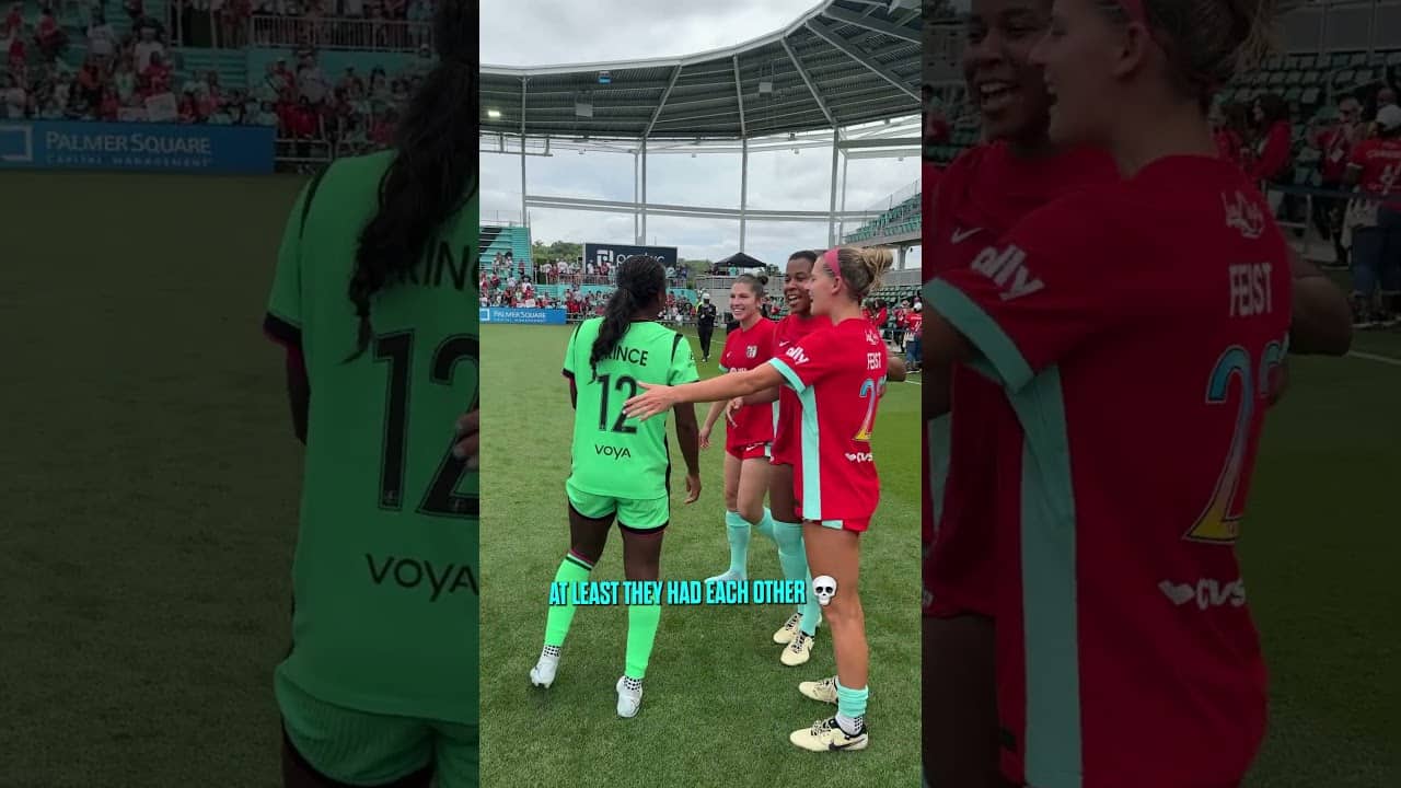We've all been there 💀 #nwsl #soccer #reunion #funny #kansascity