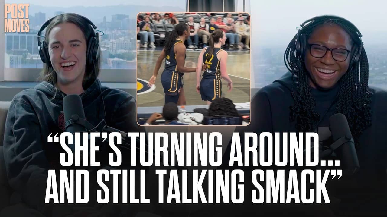 Caitlin Clark & Aliyah Boston Reenact Each Other’s Funniest CRASH OUT Moments 😭 | Post Moves