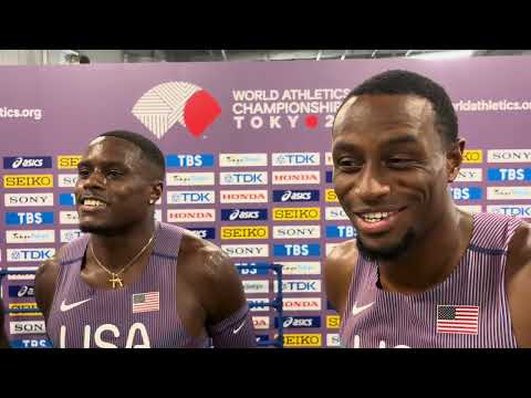 Team USA Men Advance to 4x100 Final at Tokyo World Championships