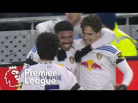 James Justin slots home Leeds' opener against Everton | Premier League | NBC Sports
