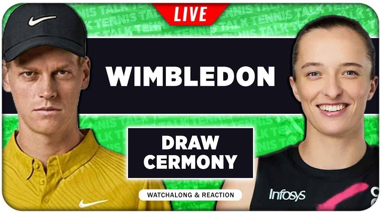 Wimbledon 2026 • Draw Ceremony • LIVE Tennis Watchalong