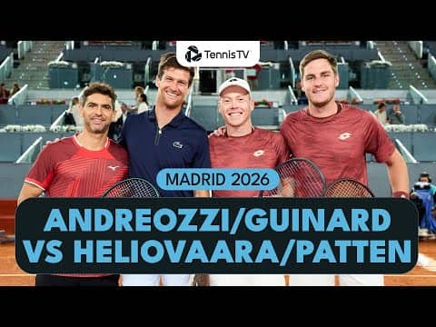 Heliovaara/Patten vs Andreozzi/Guinard For The Title I Madrid 2026 Men's Doubles Final Highlights