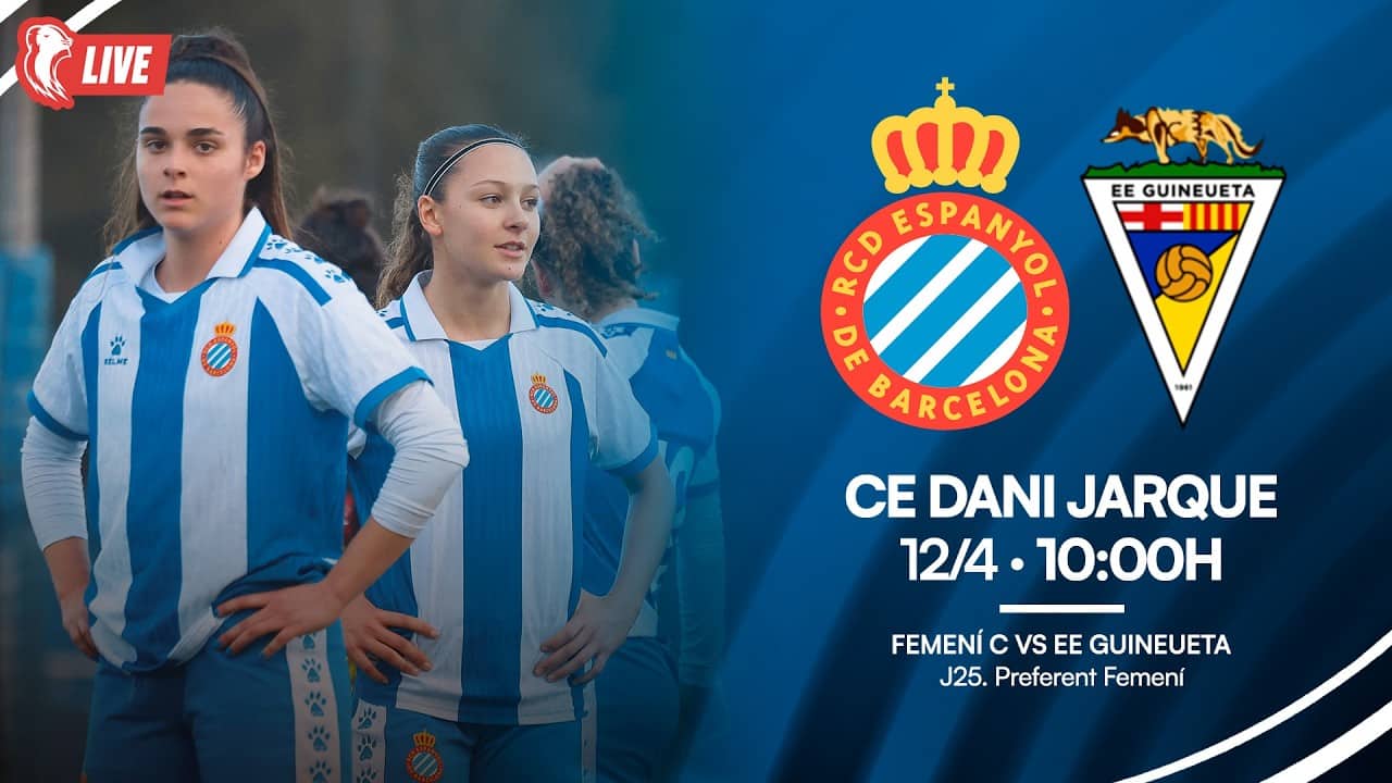 🔴 LIVE | ⚽ Femení C 🆚 Escola Esportiva Guineueta | J25 Preferent femení