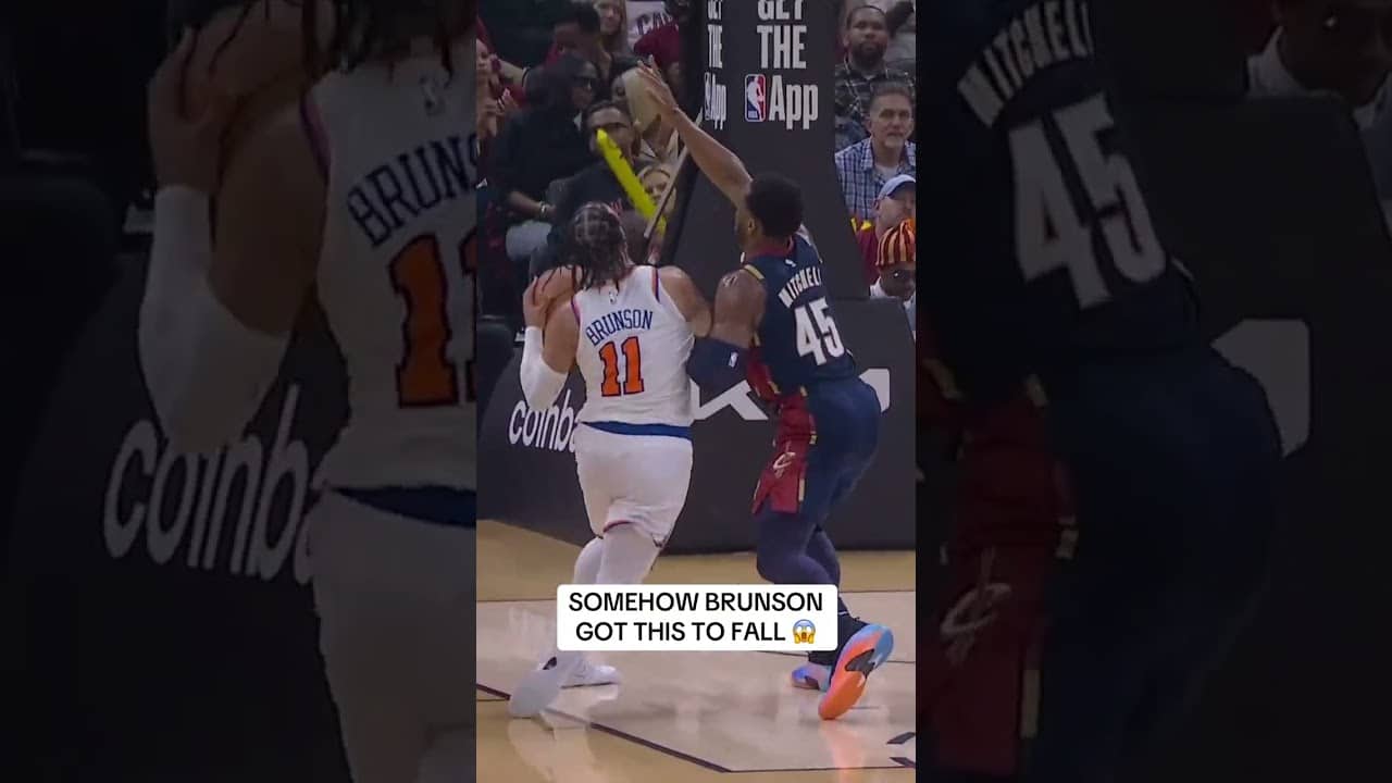 TOUGH bucket by Brunson 🔥