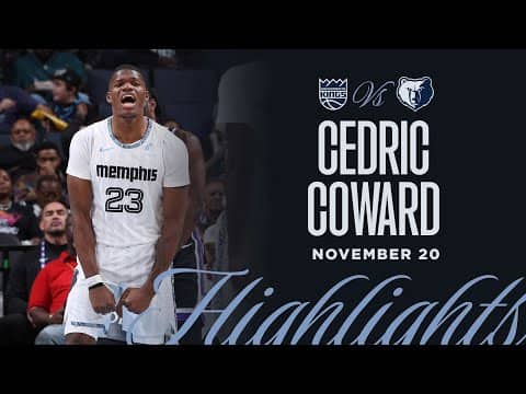 Cedric Coward Highlights vs. Sacramento Kings