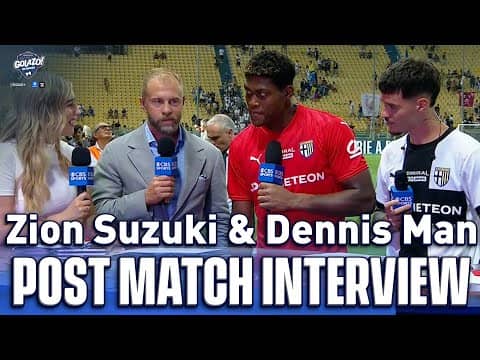 Zion Suzuki and Dennis Man discuss newly-promoted Parma's win over AC Milan - CBS Sports Golazo