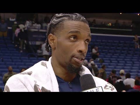 Herb Jones On-Court Postgame Interview | Pelicans vs. Rockets 12/18/2025
